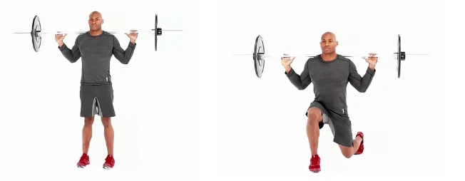 barbell-lunge